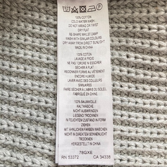 French Connection Sweater Cold Shoulder Cotton - Picture 5 of 5